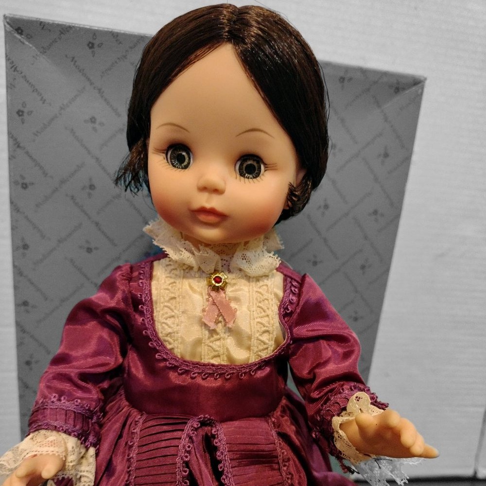 Vintage Madame Alexander Doll #1529 Louisa May Alcott, 14 Inch Doll